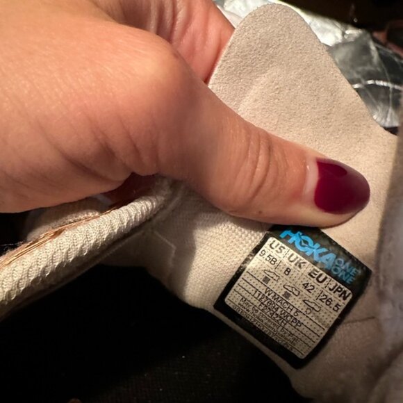 HOKA Women's Mach 5 - White / Copper - Picture 4 of 4